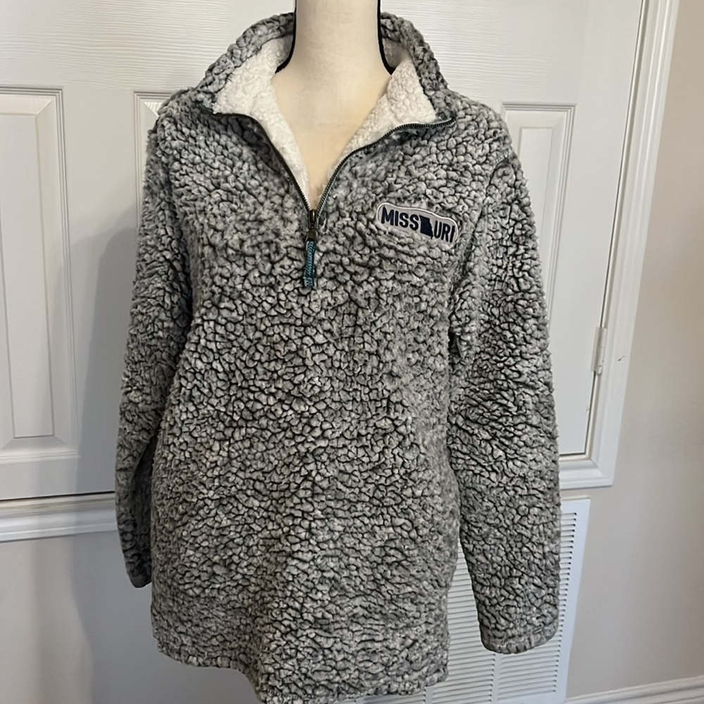 Home Free Sherpa pullover half zipper Size S